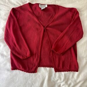 Clio Women's Vibrant Red Cardigan